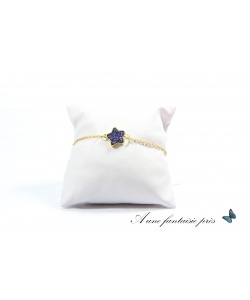 1049_-_bracelet_dor_connecteur_toile_bleu_brillant_14_euros