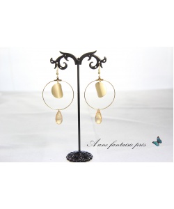 1248_-_boucle_doreille_dor_crole_pendentif_ovale__goutte_deau_orange_15_euros