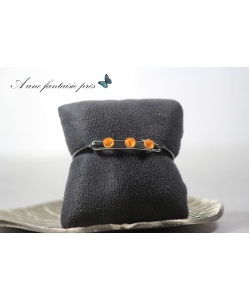 1383_-_bracelet_argent_acier_inoxydable_strass_orange_fluo_15_euros