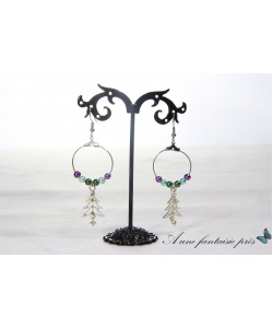 1405_-_boucle_doreille_crole_argent_acier_inoxydable_sapin_de_nol_strass_et_perle_verte__15_euros