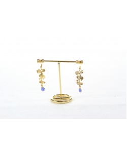 270_bis_-_boucle_doreille_dore_pendentif_grappe_de_fleur_et_pendentif_bleu_16_euros